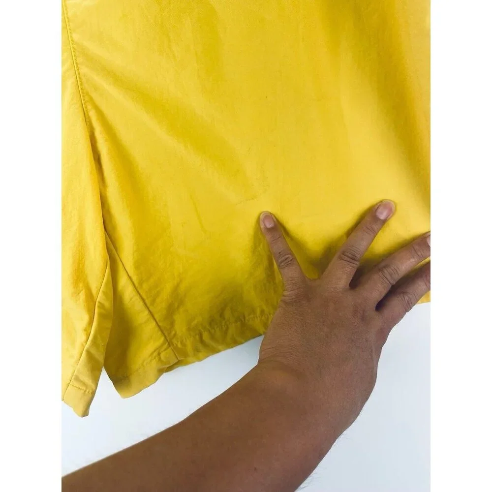 Tommy Hilfiger Athletics Men's size XL Yellow Swim Shorts Spellout Trunks